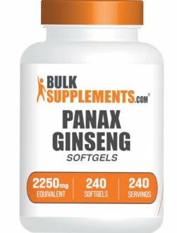 BulkSupplements Panax Ginseng Softgels