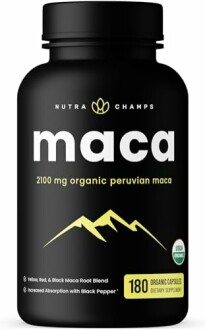 NutraChamps Organic Maca Root Capsules